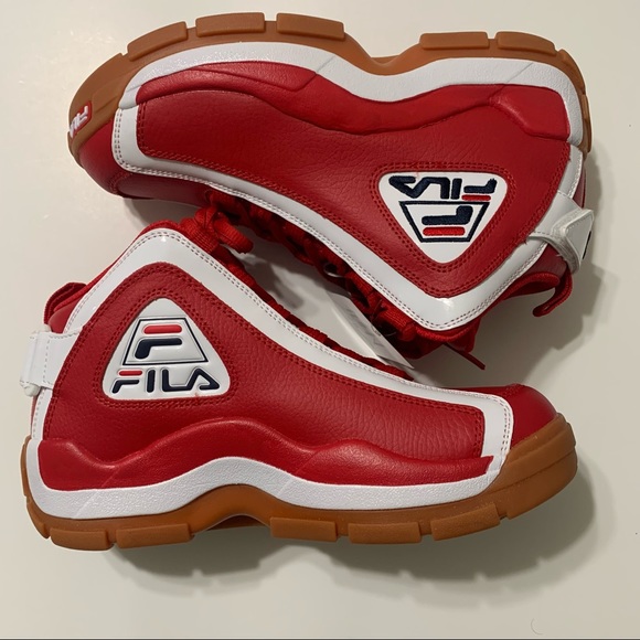 Fila Grant Hill 2 Basketball Shoes Trainers Sneakers Red Gum 1BM01088-946 MENS 8 - Picture 4 of 10